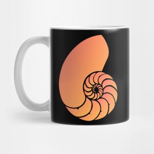 Ammonite Cephalopod Fossil Design Mug